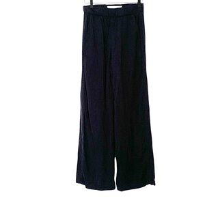 Sol Angeles XS Navy Blue Lightweight Tencel Pull On Casual Comfy Wide Leg Pants